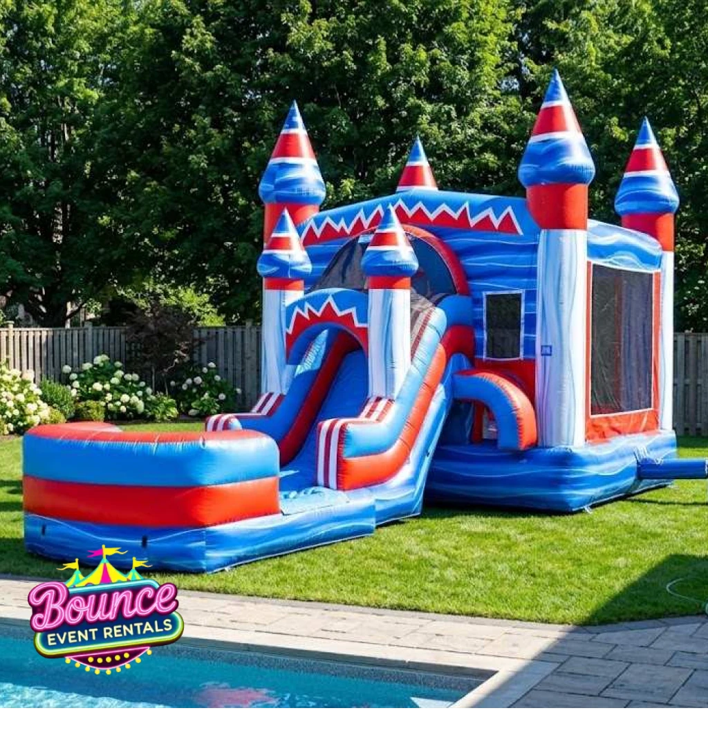 Flash Mega Bounce House rental for Conifer CO events in ZIP code 80433